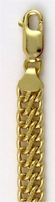 Bracciale in oro 18 kt, modello OT 110 GODRONATO